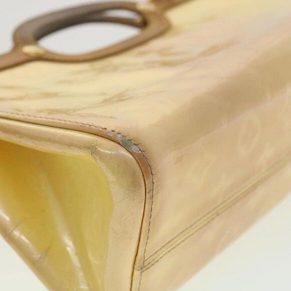 LOUIS VUITTON Monogram Vernis Roxbury Drive Hand Bag Perle - Picture 15 of 15